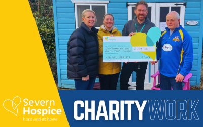 Raiders Visit Severn Hospice